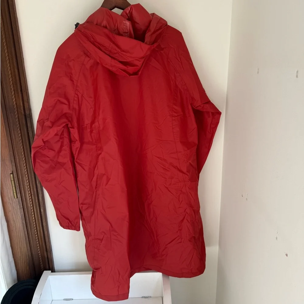 Women's Red Raincoat